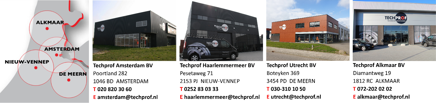 Onze vestigingen